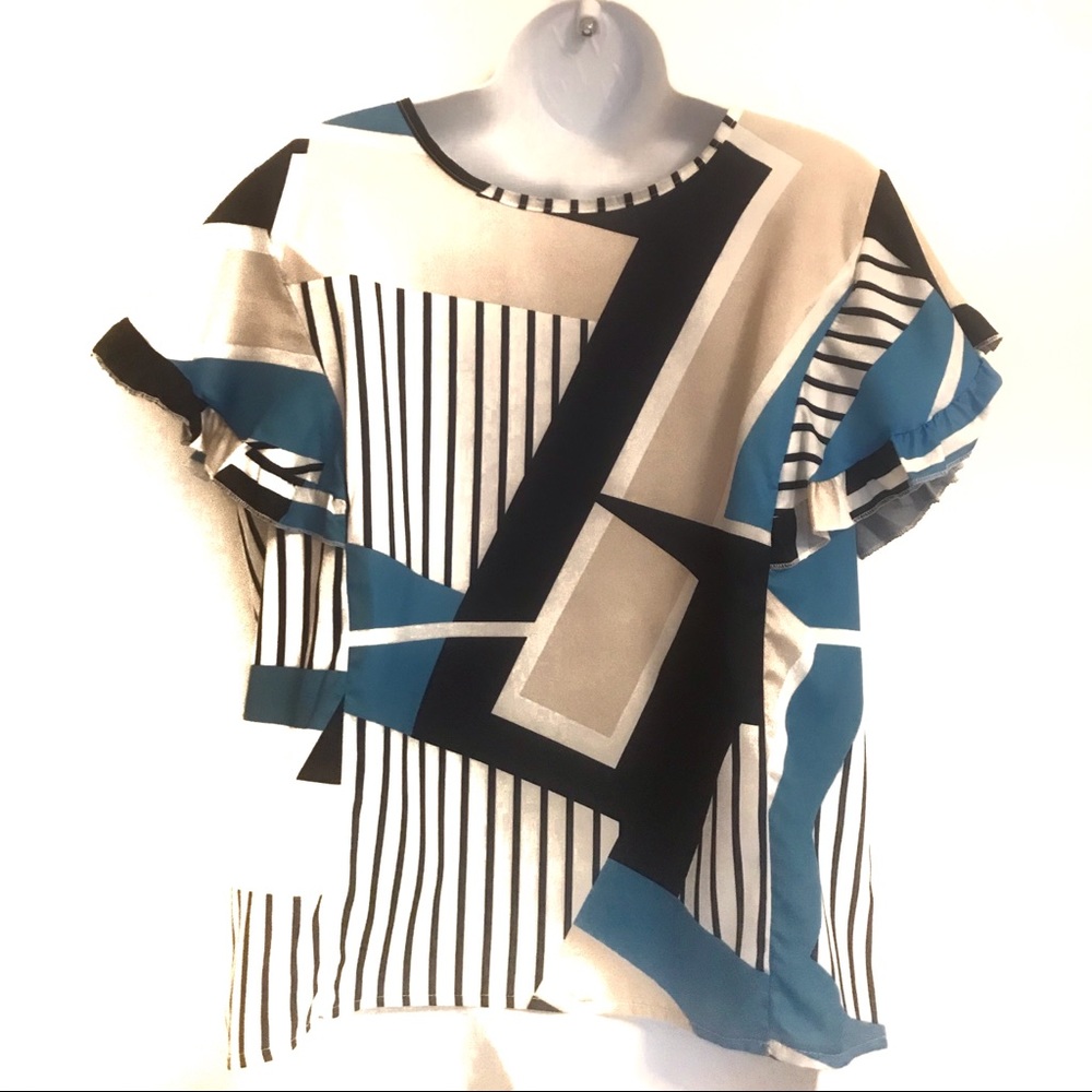 Geometric blouse - Picture 2 of 4